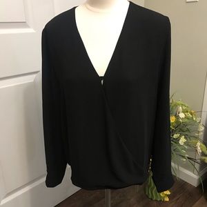 NWT Pants Store Boutique Black Bouse L